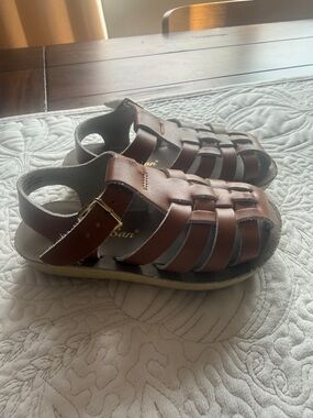 Sun and Sand Leather Fisherman Sandals